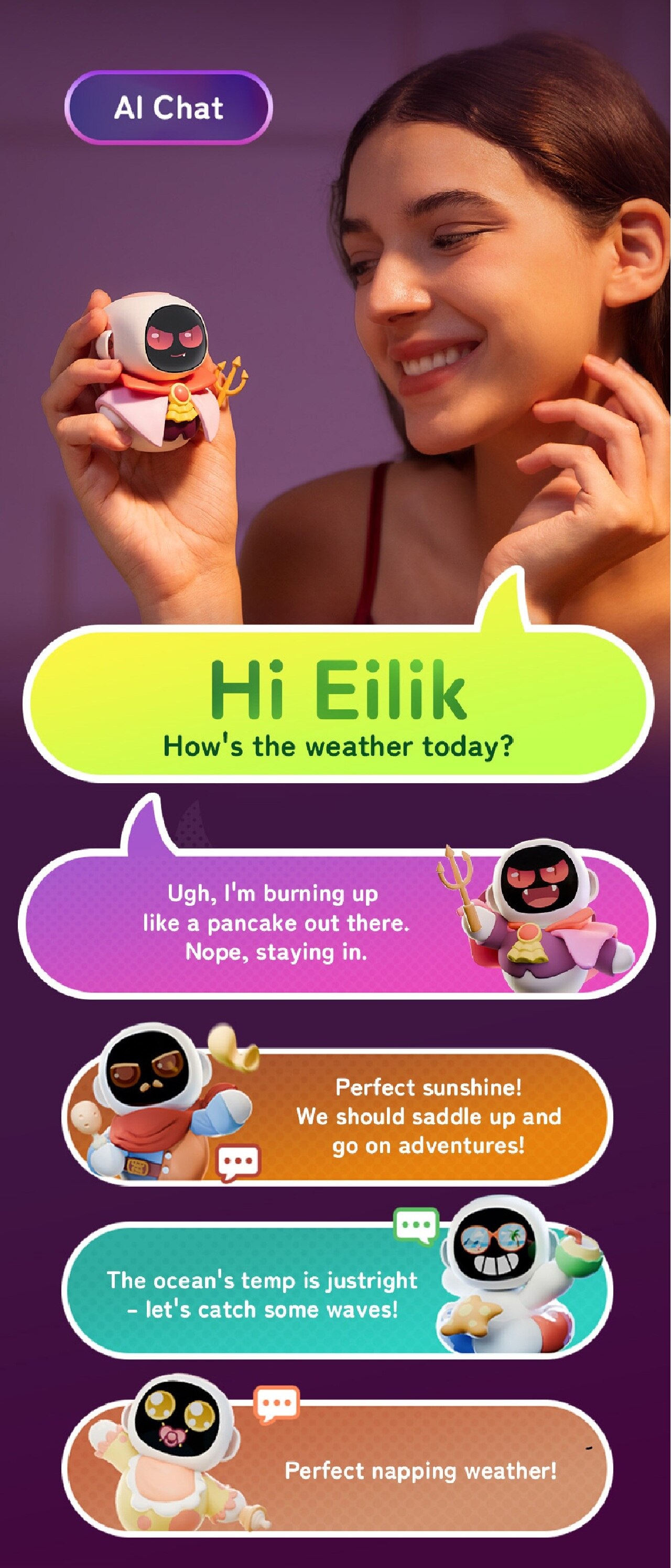 Energize Lab Eiliko 隨行陪伴型AI 機器人